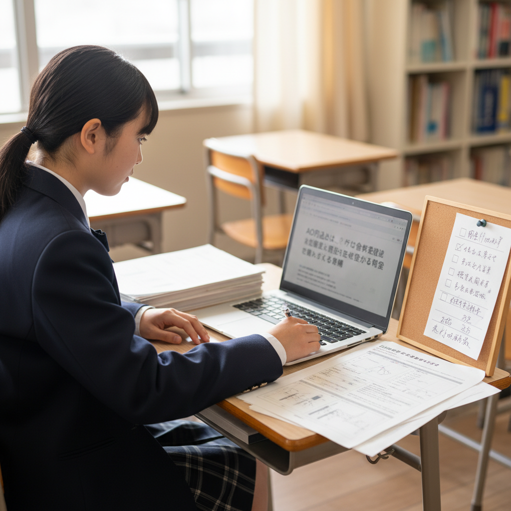 AO入試とは？今の総合型選抜の仕組みと、志望理由書・面接で合格へ近づく準備について公式情報を調べる高校生