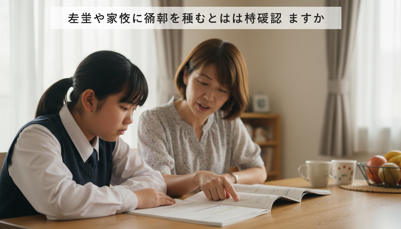 先生や家族に添削を頼むときは何を確認しますかに向けて準備する高校生