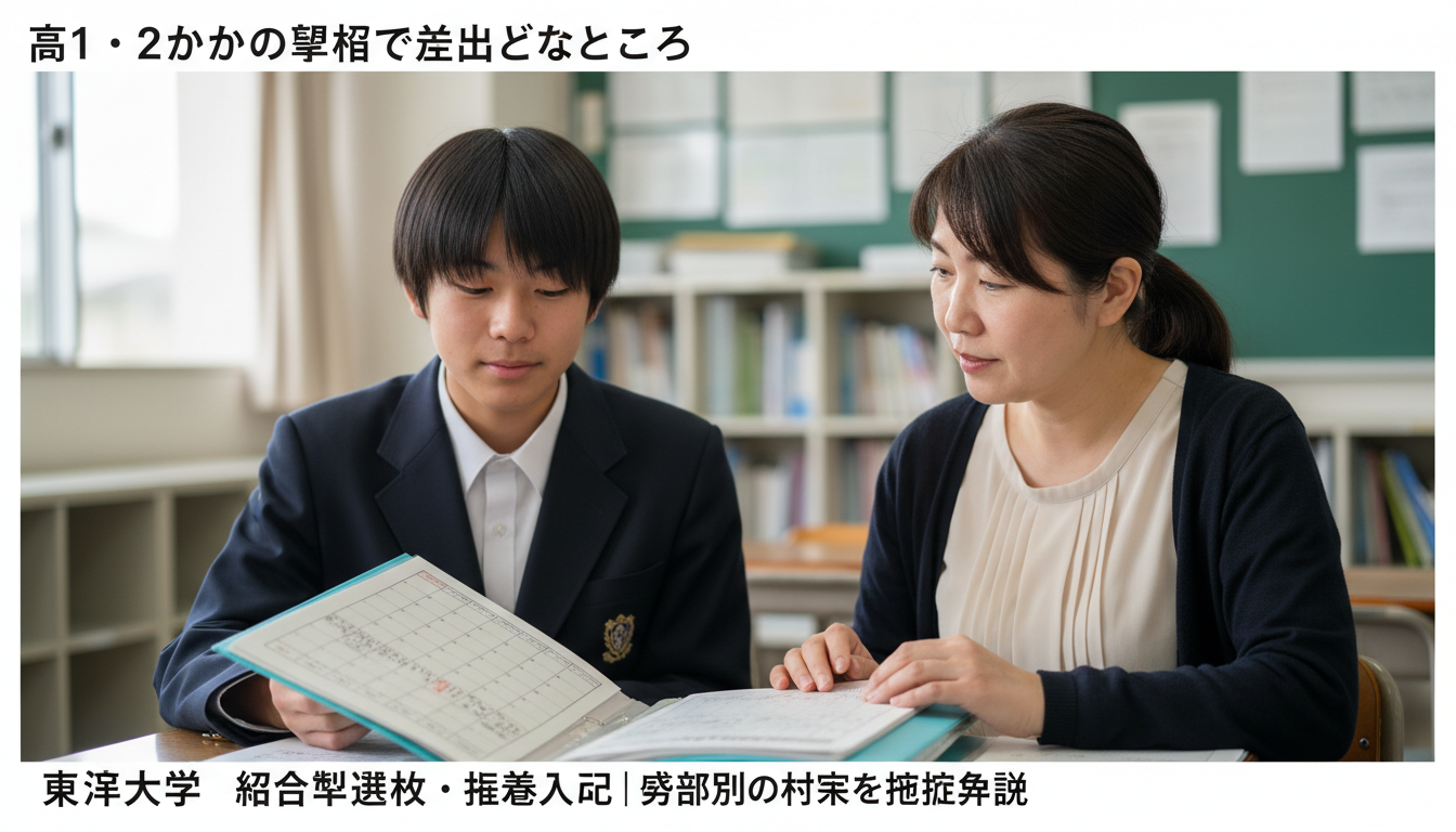 高1・2からの準備で差が出るところに向けて準備する高校生